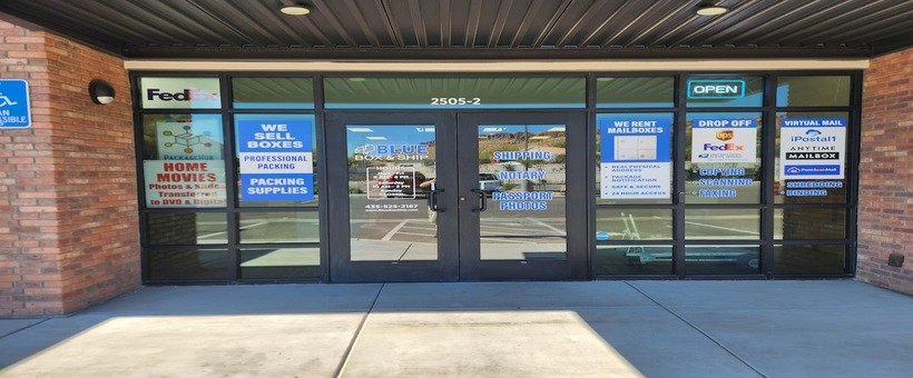 Front of Blue Box & Ship